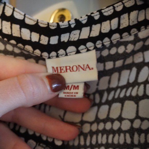 Black and White Merona Dress - Picture 5 of 6